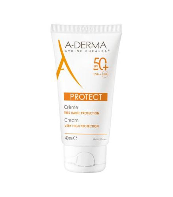 A-derma Protect Krem bezzapachowy SPF50+ - 40 ml Krem do opalania - cena, opinie, właściwości