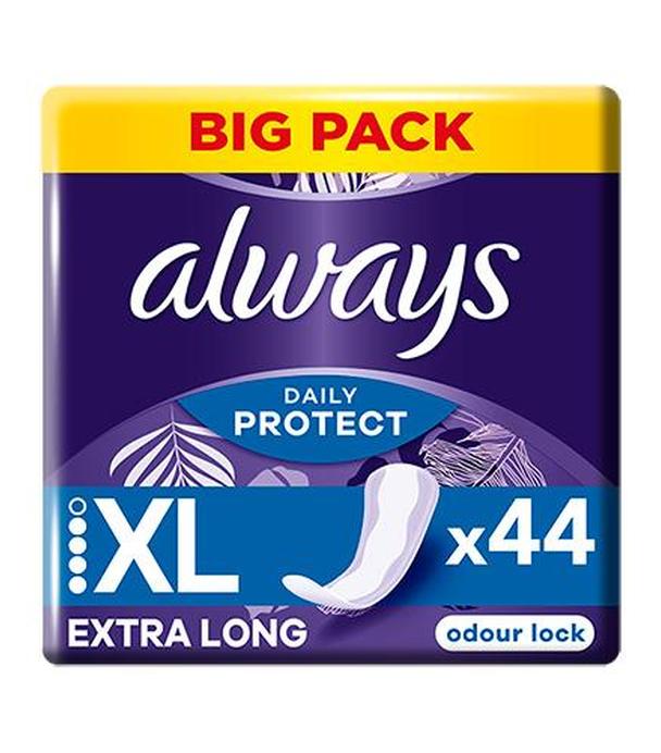 Always Dailies Long Plus Extra Protect Zapachowe wkładki higieniczne, 44 sztuki