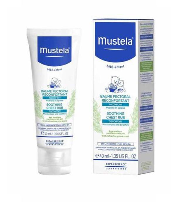 MUSTELA BEBE Kojący balsam do nacierania klatki piersiowej - 40 ml