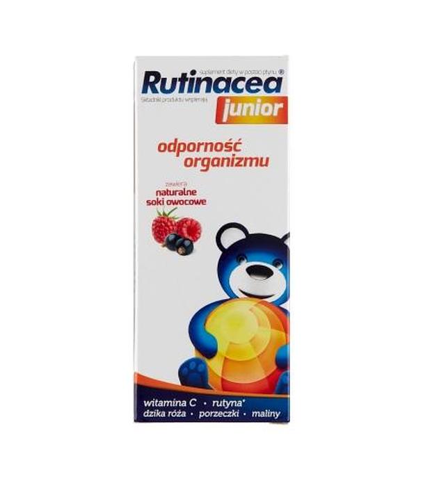 Rutinacea Junior, syrop, naturalne soki owocowe, 100 ml - ważny do 2025-09-30