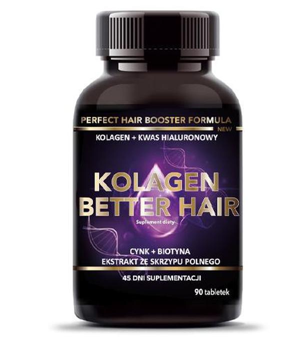 Intenson Kolagen Better Hair, 90 tabl., cena, wskazania, właściwości