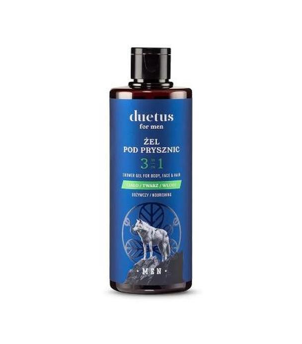 Duetus for Men odżywczy żel pod prysznic 3w1, 300 ml