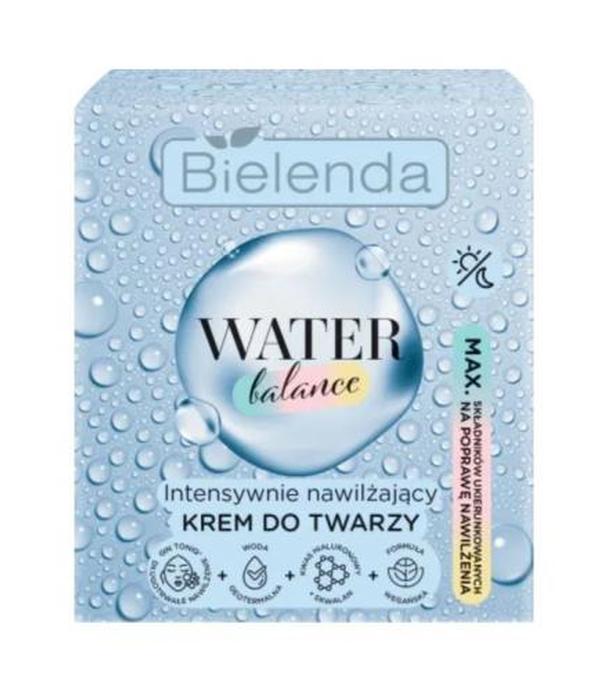 Bielenda Water Balance, intensywnie nawilżający krem do twarzy, 50 ml - 1023739 - uszkodzone kartonowe opakowanie