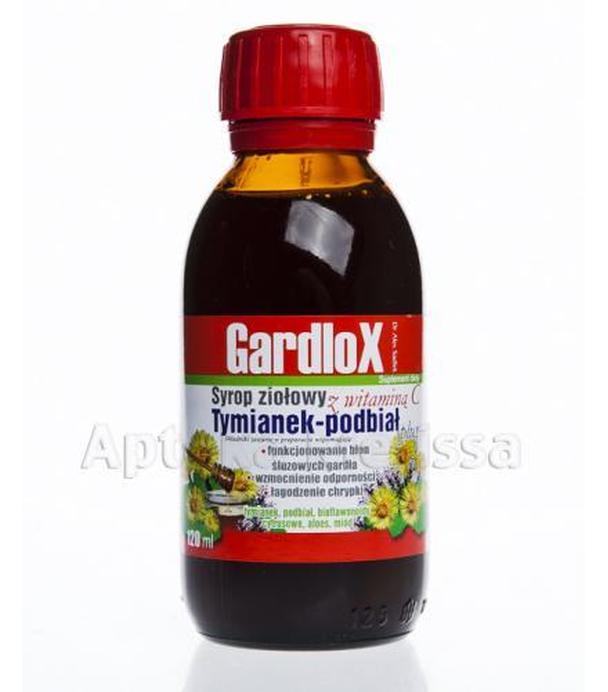 GARDLOX Syrop ziołowy z witaminą C tymianek-podbiał plus - 120 ml