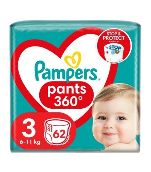 Pampers Pants Pieluchomajtki rozmiar 3, 6-11 kg, 62 szt., cena, opinie, stosowanie - ważny do 2025-08-31