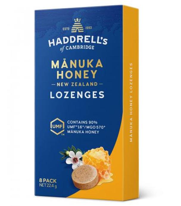 Haddrell's Original, Pastylki do ssania MGO570+, 22,4 g (8 sztuk)