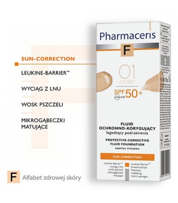 PHARMACERIS F Fluid ochronno-korygujący SPF50+ 01 ivory - 30 ml