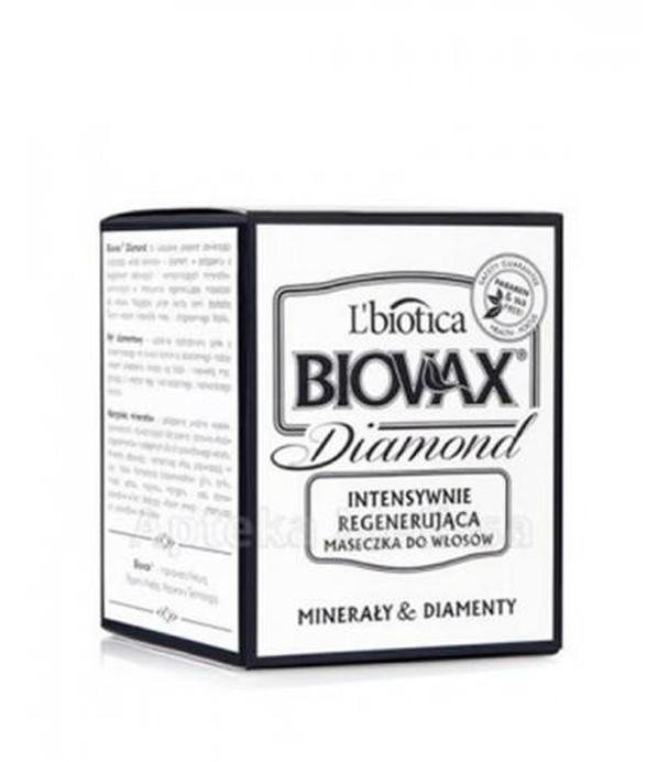 BIOVAX GLAMOUR DIAMOND Intensywnie regenerująca maseczka do włosów - 125 ml
