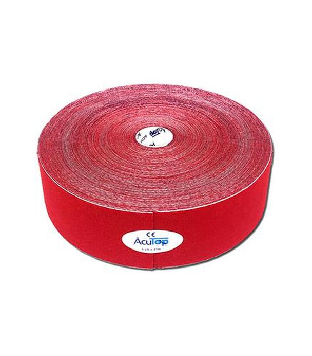 AcuTop Tape Classic 5 cm x 35 m czerwony, 1 szt., cena, wskazania, właściwości - ważny do 2025-03-30