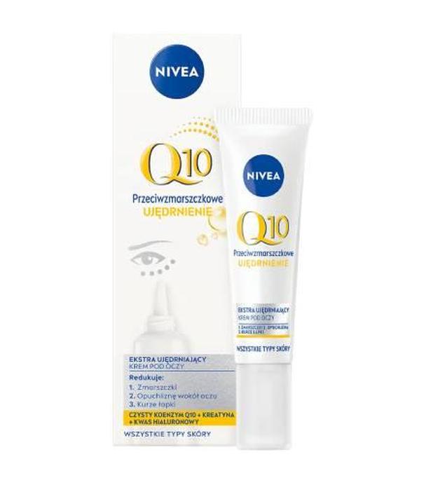 Nivea Q10 Power Przeciwzmarszczkowy + Ujędrnienie Krem pod oczy, 15 ml