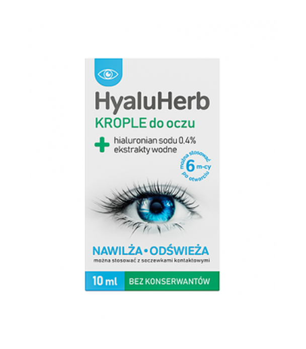 HyaluHerb Krople do oczu, 10 ml