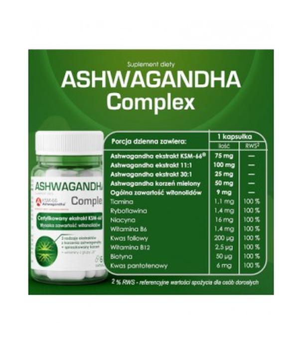 Ashwagandha Complex, 60 kapsułek