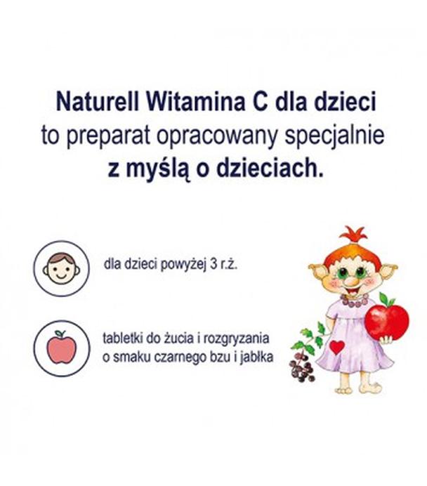 Naturell Witamina C dla dzieci, 60 tabl.