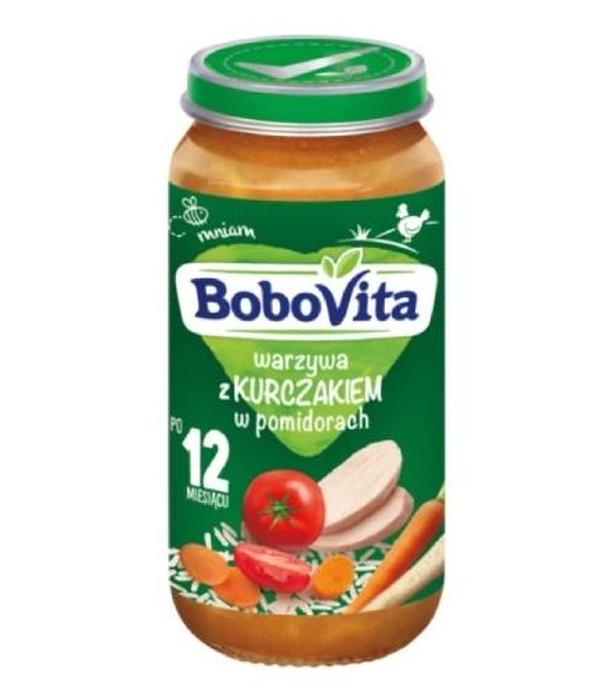 BOBOVITA Junior Warzywa z kurczakiem w pomidorach, 250 g