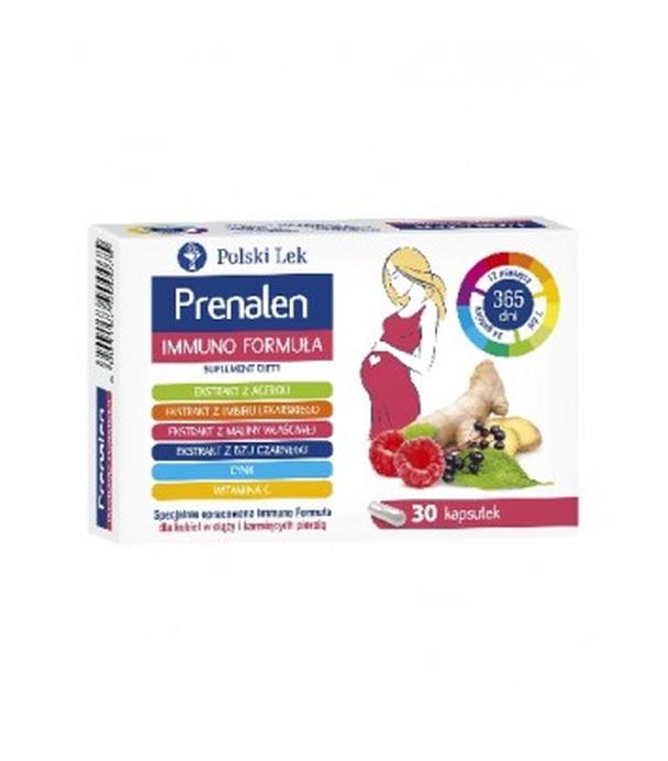 Prenalen Immuno formuła, 30 kaps., cena, opinie, składniki - ważny do 2024-11-30