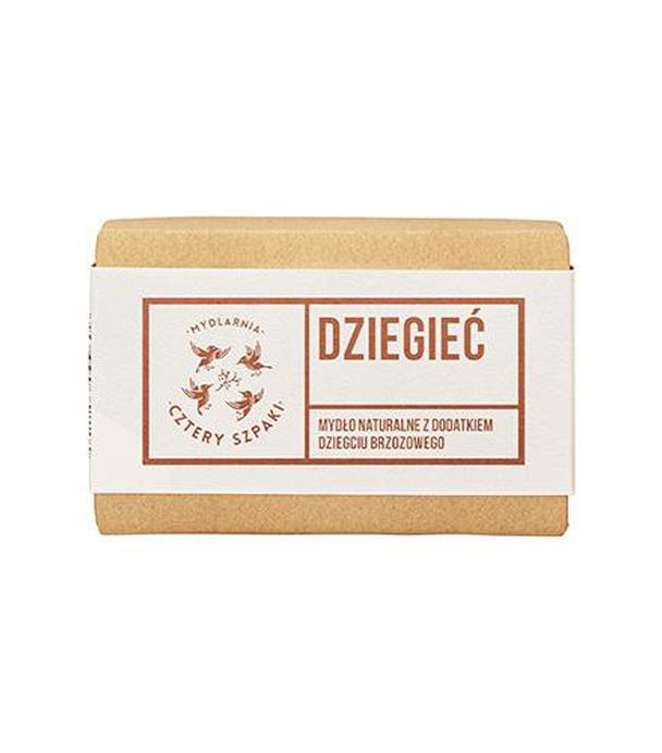 Mydlarnia Cztery Szpaki, Dziegieć, Mydło naturalne z dodatkiem dziegciu brzozowego, 110 g