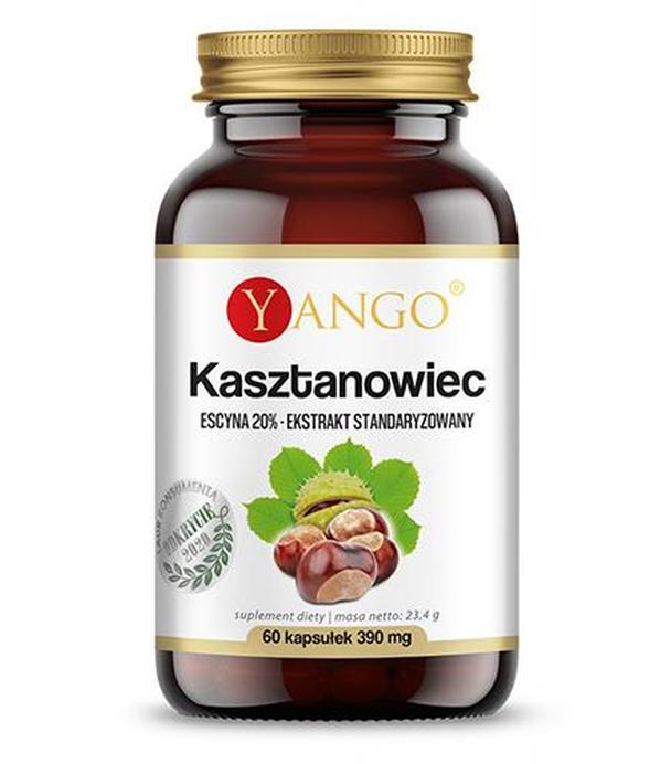 Yango Kasztanowiec - 60 kaps. - cena, opinie, ważne informacje