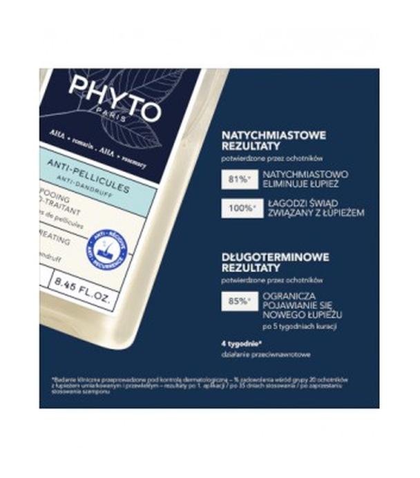 Phyto Anti-Pellicules Szampon przeciwłupieżowy, 250 ml