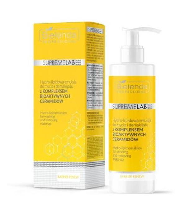 Bielenda Supremelab Barrier Renew, hydro-lipidowa emulsja do mycia i demakijażu, 200 ml