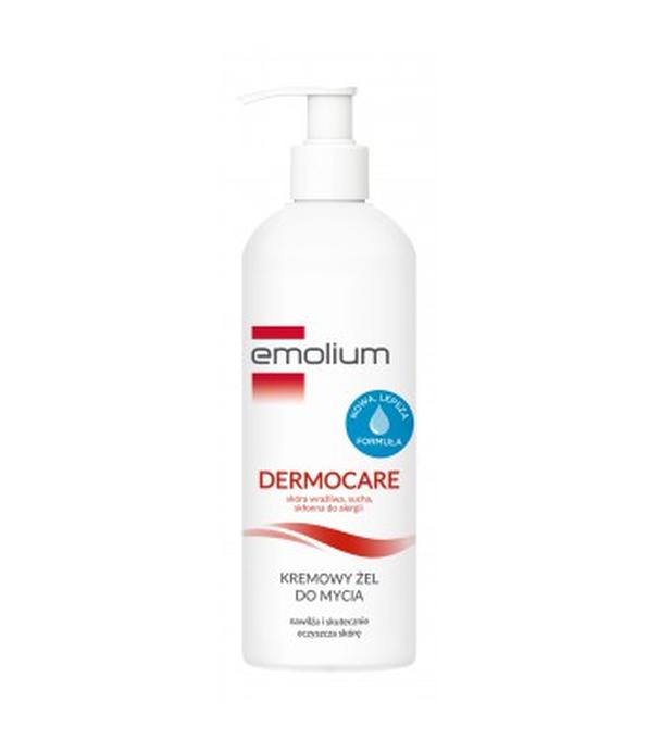 Emolium Dermocare Kremowy żel do mycia do skóry wrażliwej, suchej, skłonnej do alergii, 400 ml