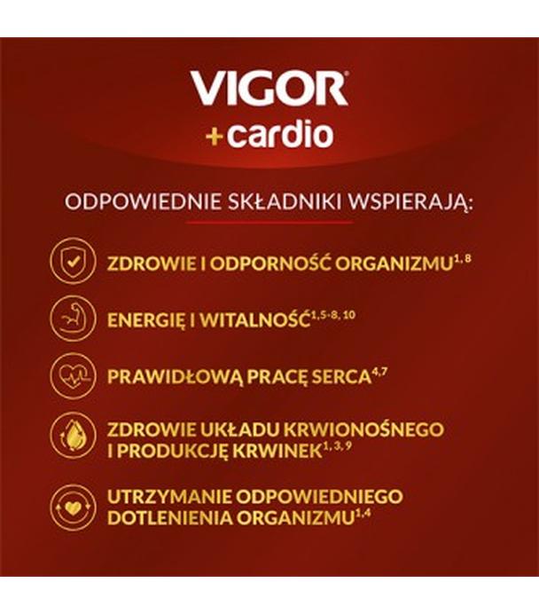 VIGOR+ CARDIO Tonik, 1000 ml. Dla mocnego serca, cena, opinie, właściwości - ważny do 2025-10-31