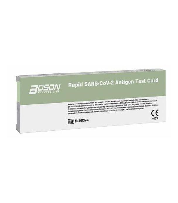 Boson Biotech Rapid SARS - CoV - 2 Antigen Test Card Test antygenowy, COVID-19, 1 sztuka - ważny do 2024-02-29