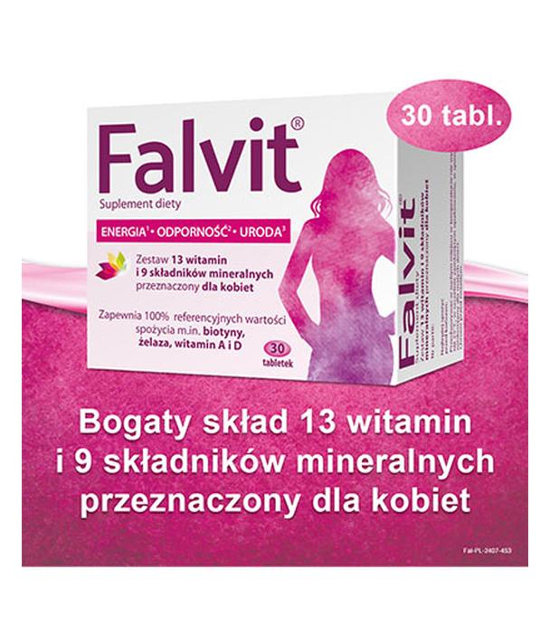 FALVIT zestaw witamin i minerałów dla kobiet, 30 tabletek