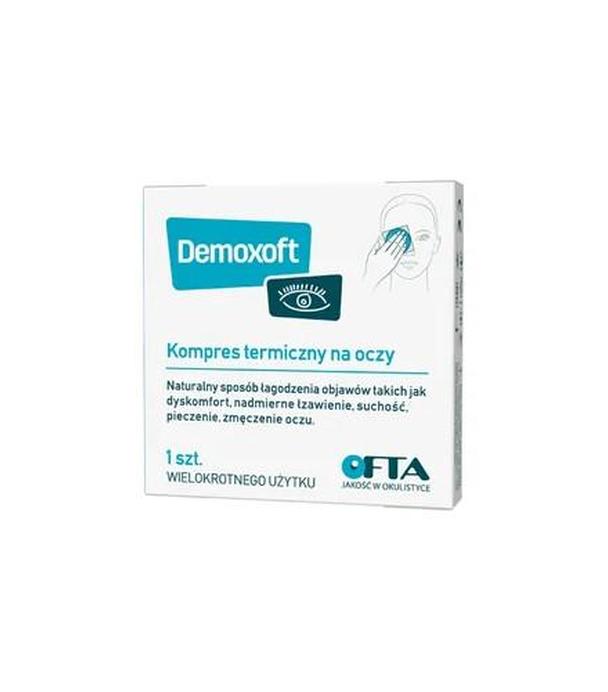 Demoxoft kompres termiczny na oczy, 1 sztuka