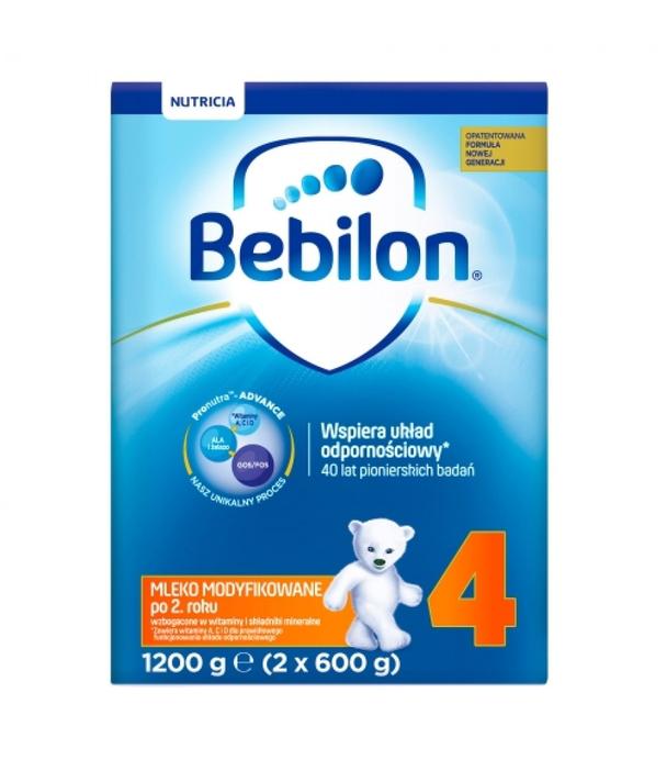 BEBILON 4 JUNIOR Pronutra-Advance Mleko modyfikowane w proszku, 1100 g, cena, opinie, wskazania