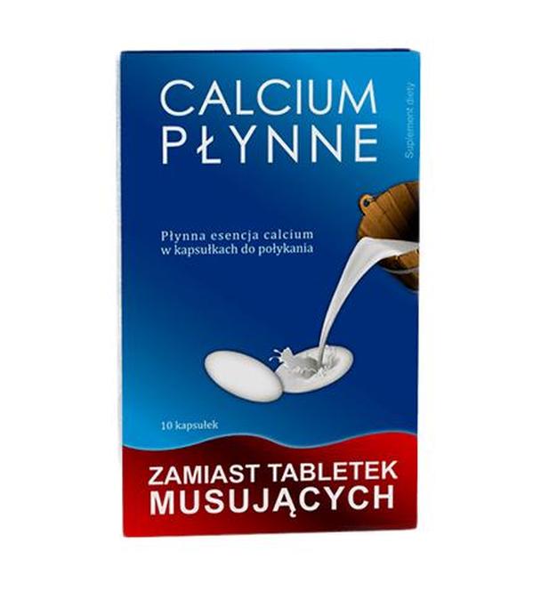CALCIUM Płynna esencja calcium w kapsułkach - 10 kaps.