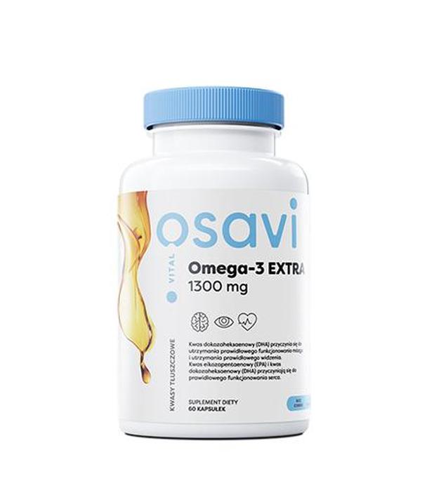 Omega-3 Extra 1300 mg cytryna, 60 kaps., cena, wskazania, właściwości