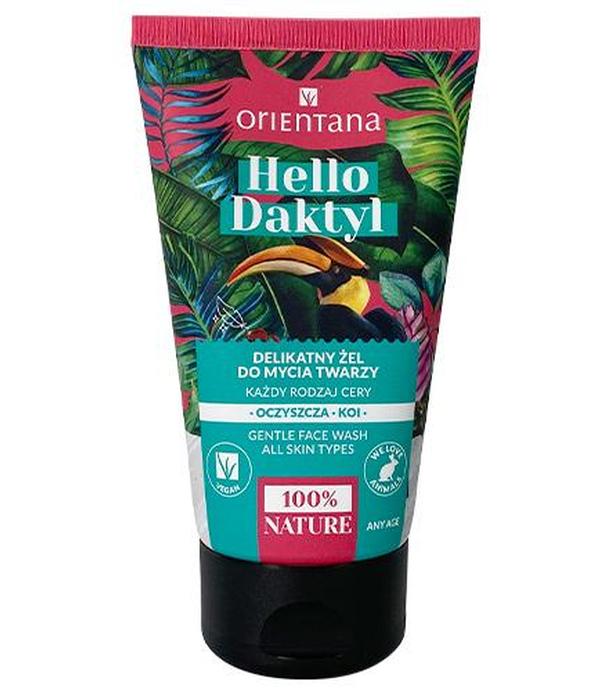 ORIENTANA Hello Daktyl Delikatny Żel do mycia twarzy, 125 ml