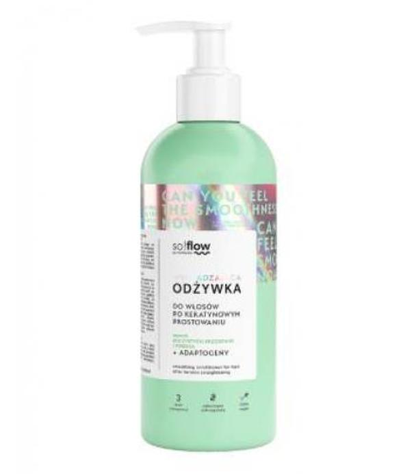 So!Flow, Odżywka wygładzająca do włosów po keratynowym prostowaniu, 400 ml