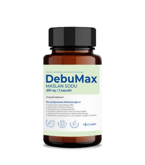 Diather, DebuMax Maślan Sodu, kapsułki, 60 sztuk