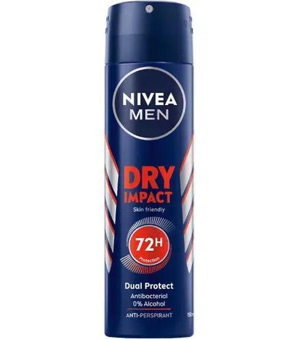 Nivea Men Dry Impact, antyperspirant w spray'u, 150 ml