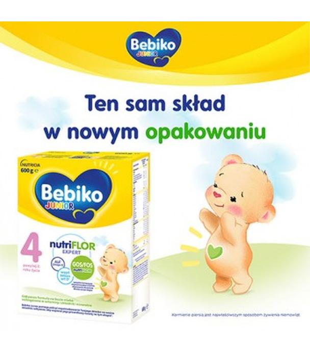 Bebiko Junior 4 NUTRIflor Expert, odżywcza formuła na bazie mleka, powyżej 2. roku życia, proszek, 600 g