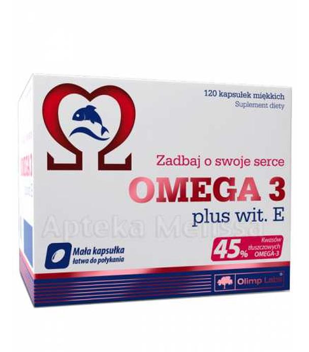 OLIMP OMEGA 3 + Witamina E 500 mg - 120 kaps.