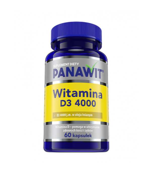 PANAWIT Witamina D3 4000, 60 kapsułek