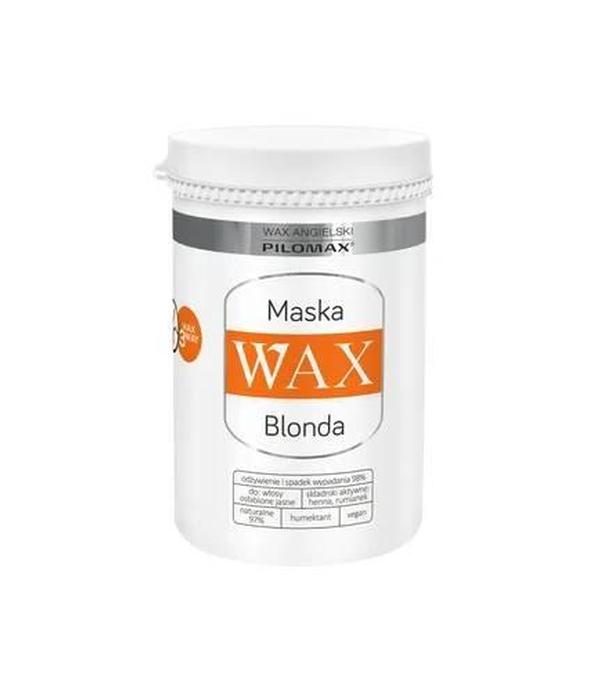 PILOMAX WAX NATURCLASSIC BLONDA Maska regenerująca do włosów jasnych, 480 g