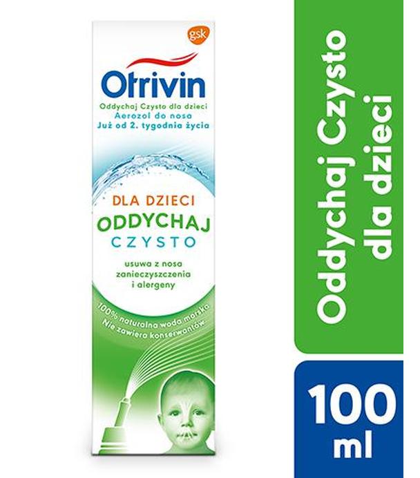 Otrivin Oddychaj Czysto Aerozol do nosa dla dzieci - 100 ml