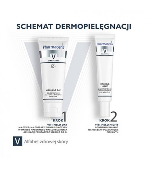 Pharmaceris V Viti Melo Day, Krem ochronny dla skóry z problemami bielactwa SPF 50+, 75 ml