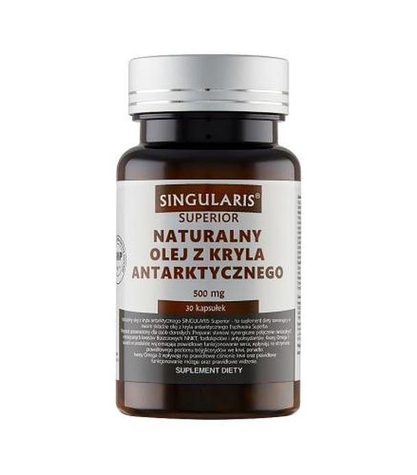 Singularis Superior Naturalny olej z kryla antarktycznego 500 mg - 30 kaps. - cena, opinie, właściwości