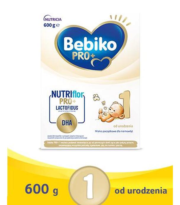BEBIKO PRO+ 1  Mleko Początkowe proszek - 600 g - cena, opinie, właściwości