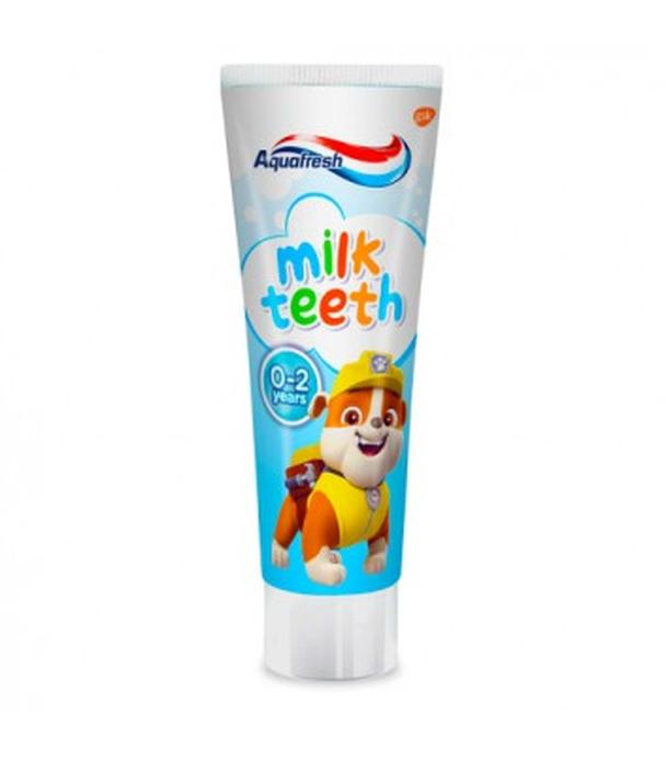 Aquafresh Milk Teeth Psi Patrol Pasta do zębów dla dzieci w wieku 0-2 lata, 50 ml