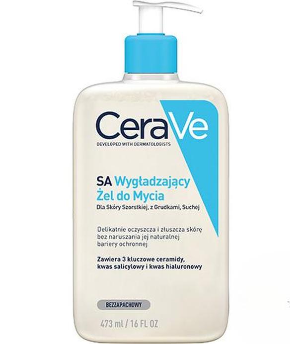 CeraVe SA, wygładzający żel do mycia skóry szorstkiej i suchej, 473 ml