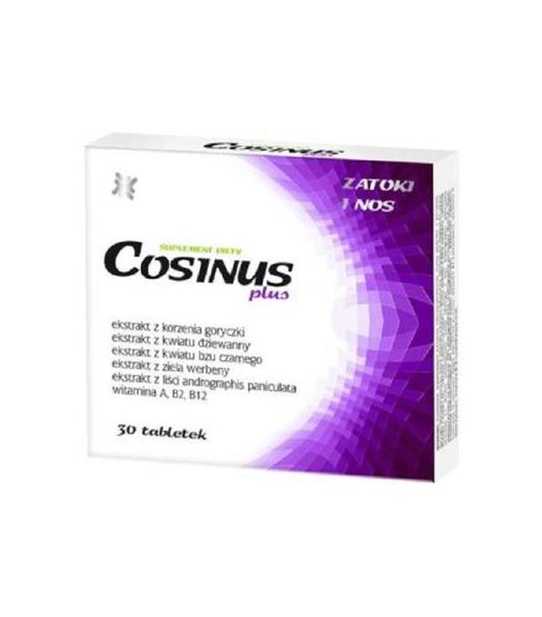 Cosinus Plus Zatoki i nos, 30 tabletek