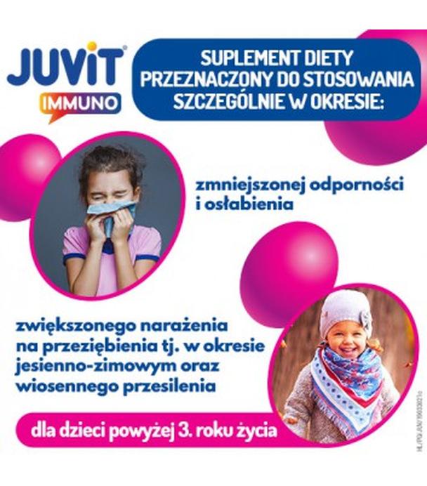 JUVIT IMMUNO - 120 ml. Wsparcie odporności u dzieci od 3. roku życia.