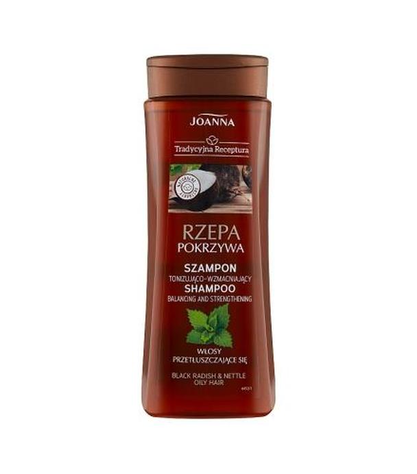 Joanna Tradycyjna Receptura Szampon tonizująco-wzmacniający rzepa i pokrzywa - 300 ml - cena, opinie, właściwości