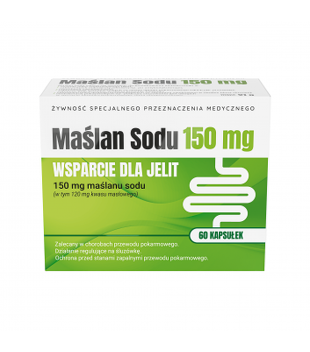 Nature Pharm, Maślan Sodu, 150 mg, kapsułki