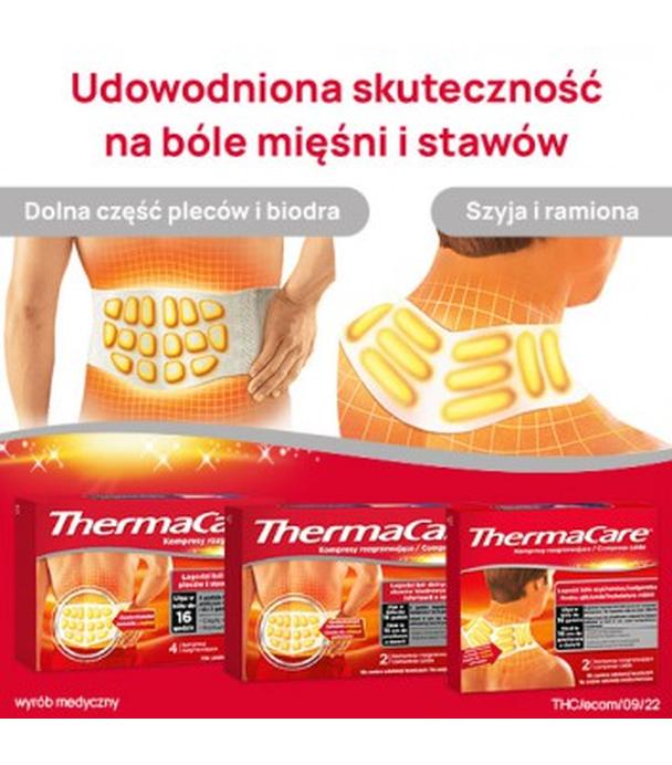 ThermaCare kompresy rozgrzewające na dolne okolice pleców i stawy biodrowe, 2 sztuki - ważny do 2025-06-30